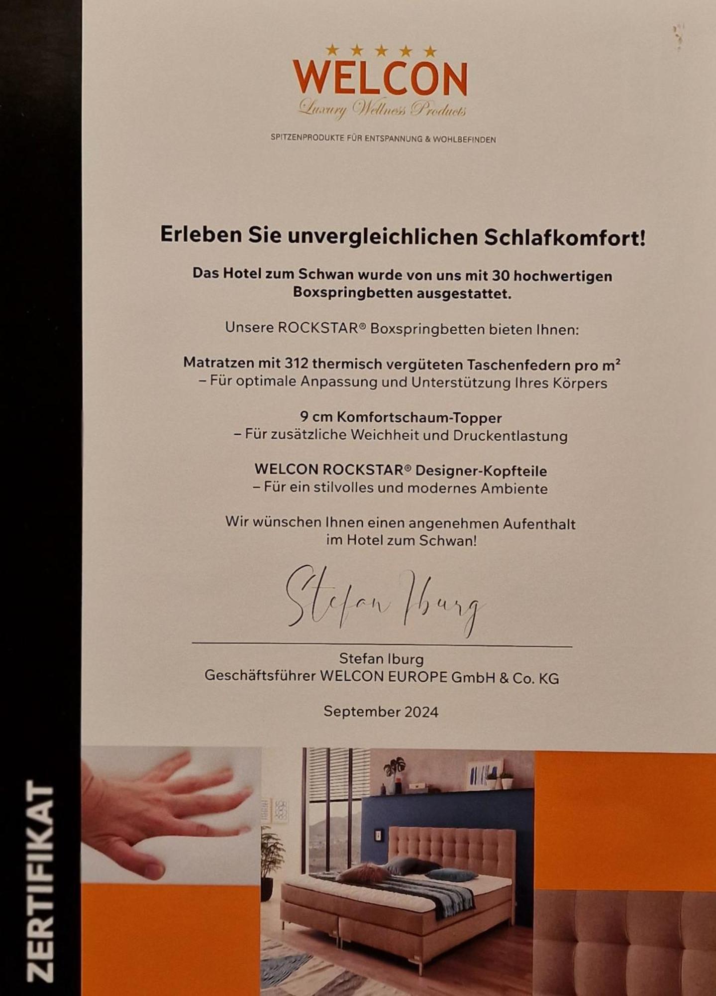 Historisches Hotel Zum Schwan Bad Karlshafen Eksteriør bilde
